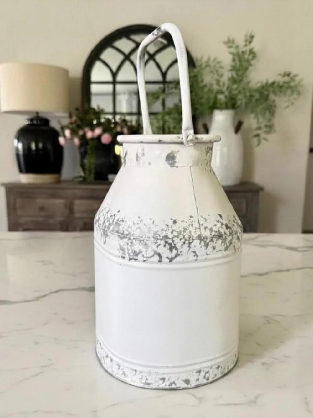 Farmhouse Iron Milk Can
